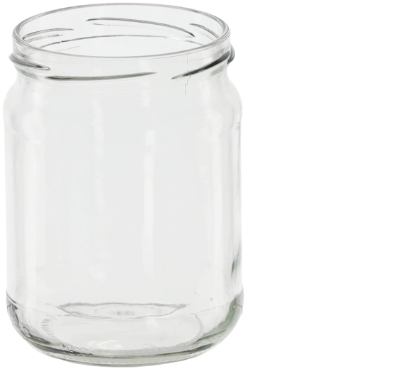 Staklena posuda 460 ml s poklopcem fi 82