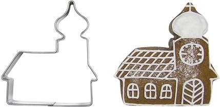 Set od nehrđajućeg čelika za izrezivanje – crkvica, 10 kom