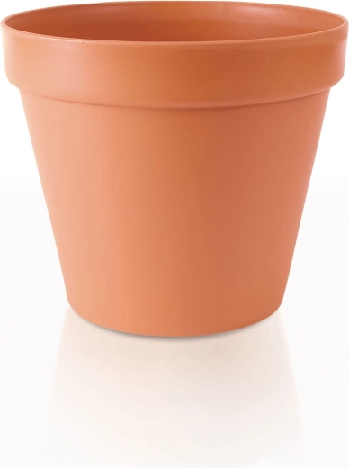 Plastična sadilica Glinka 17 cm terakota