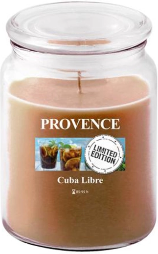 Mirisna svijeća u staklu PROVENCE Cuba Libre 95 sati