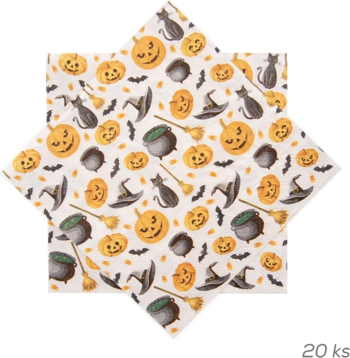 Papirnate salvete Halloween 33 × 33 cm, 20 kom