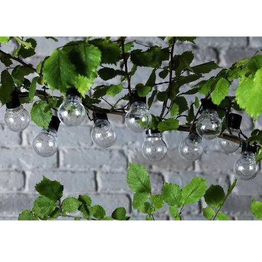 Solarni svjetlosni lanac LUCA 10 LED hladno bijela, 3,8 m