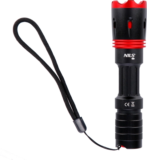 Ručna LED svjetiljka NILS Camp 1000 lm s USB‑C i teleskopskom glavom