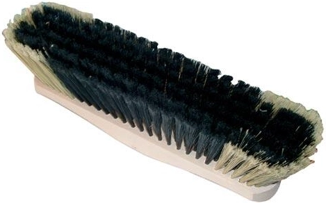 Metla 28 cm drvena nelakirana s PET vlaknima, bez navoja