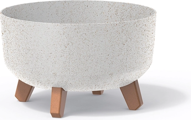 Lončanica Gracia Low Eco Wood 28,5 cm – bijela