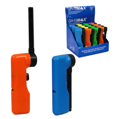 Sklopivi punjivi piezo upaljač s okretljivom glavom 11–19 cm