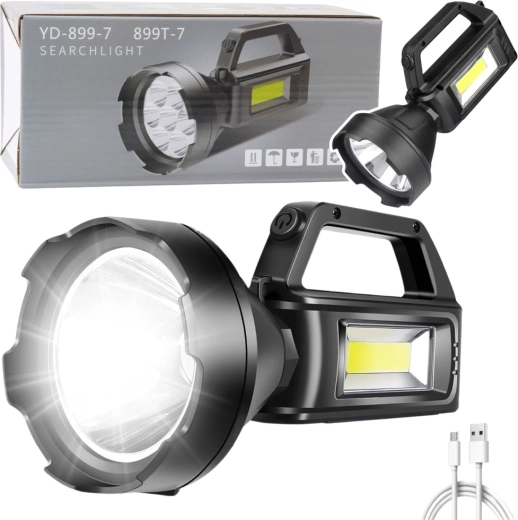 Radna LED svjetiljka s COB reflektorom, 4 načina rada i power bankom