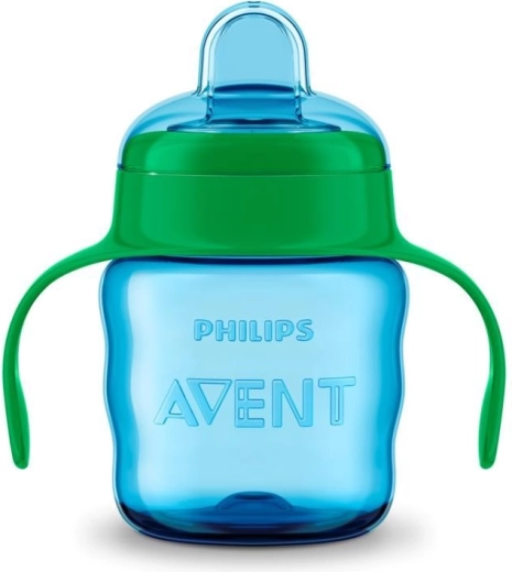 Philips Avent šalica za prve gutljaje Classic 200 ml s ručkama za dječake