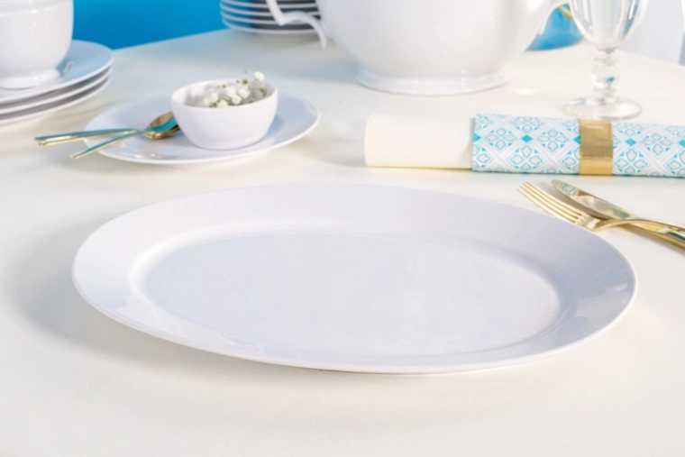 Ovalni oblik za elegantno posluživanje