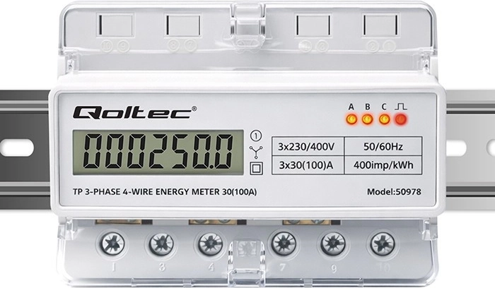 LED indikacija s impulsnom konstantom 400 imp/kWh