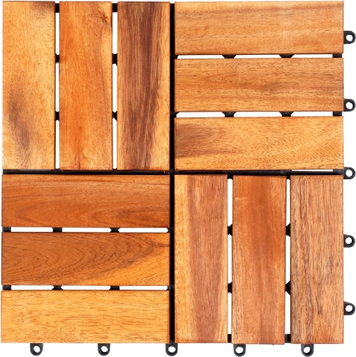 Prirodno bagremovo drvo s izdržljivom površinskom obradom