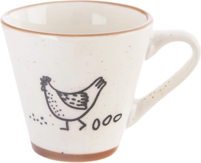 Porculanska šalica za espresso Statek – kokoš 70 ml