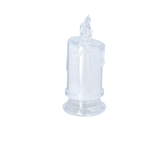 Poluprozirna LED svijeća 14,5 cm
