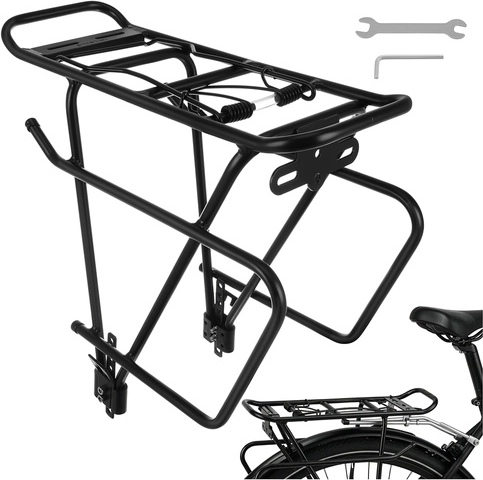 Stražnji nosač za bicikl TRIZAND, aluminijski, 25 kg, za kotače 24–29”