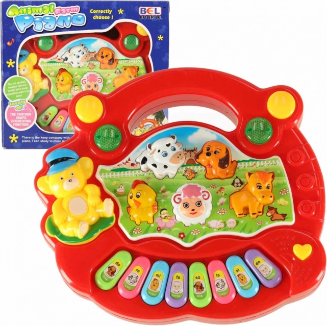 Interaktivni dječji klavir sa zvukovima životinja Farma