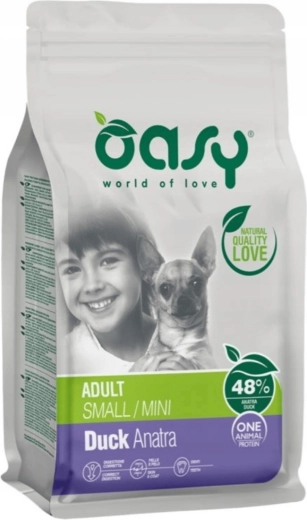 Oasy One Animal Protein Adult Small/Mini patka 2,5 kg