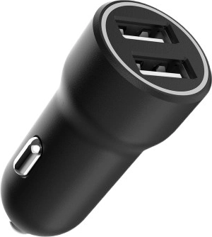 Dvojni USB auto adapter 3.1 A, crni