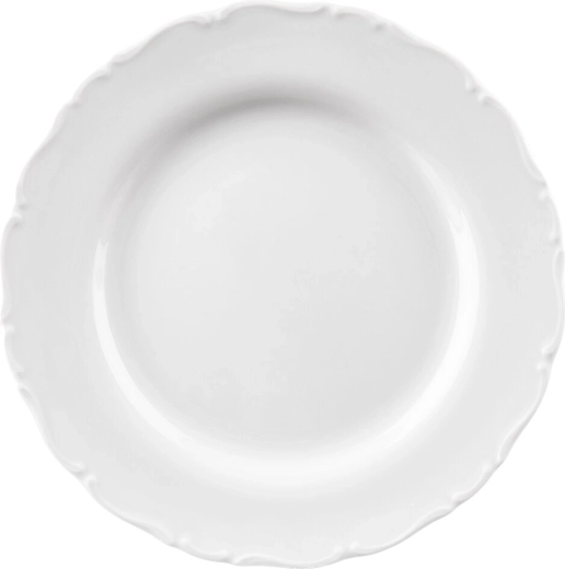 Porculanski plitki tanjur MONA s rubom 24,5 cm