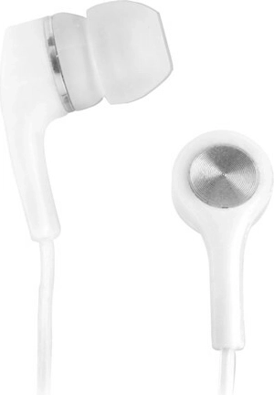 Setty stereo ušne slušalice s čepićima 1 m bijele