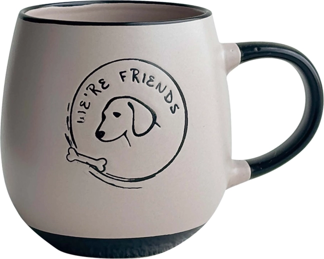 Keramička šalica s psom 550 ml