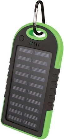 Setty solarna power banka 5000 mAh zelena