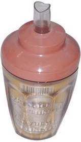 Dozator za šećer od plastike 11 cm, proziran