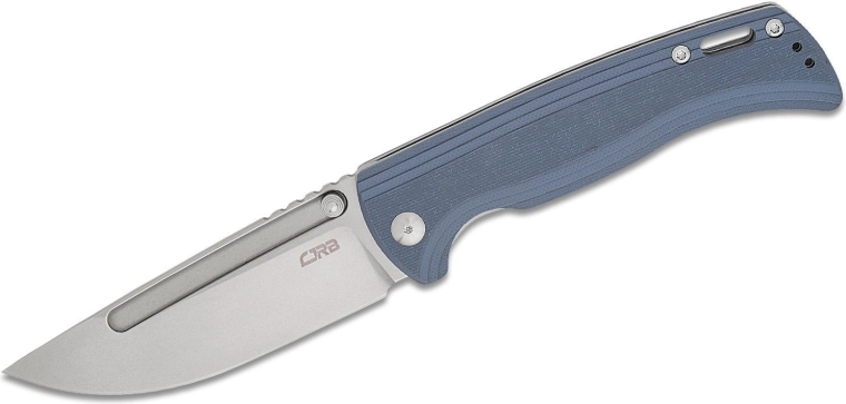 Preklopni nož CJRB Resource 10,6 cm, stonewash, siva G10