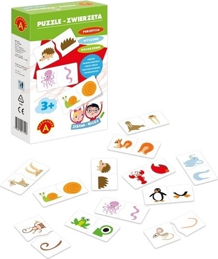 Puzzle Životinje, zabava i učenje