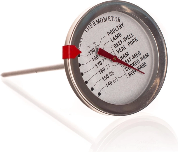 Analogni ubodni termometar za meso 12,5 cm (60–87 °C)
