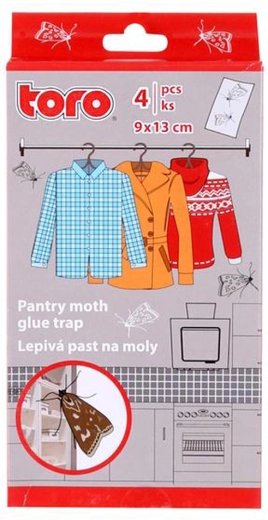Ljepljiva klopka za garderobne moljce Toro 4 kom