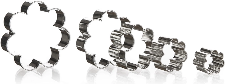 Set kalupa za kolače cvijet – 5 dijelova