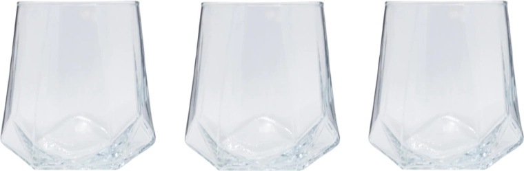 Čaše VALERIA 400 ml niske, set 3 kom