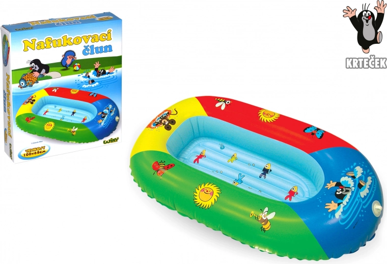 Dječji gumeni čamac s Krticom