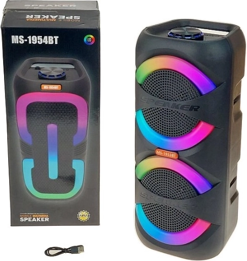 Prijenosni Bluetooth zvučnik MS-1954BT s RGB pozadinskim osvjetljenjem