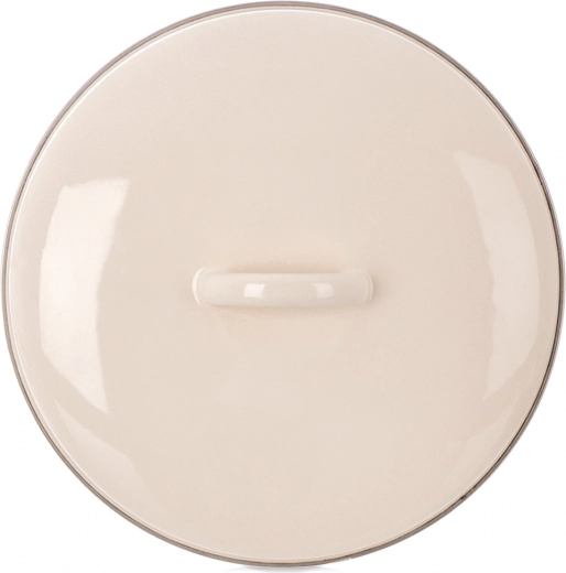 Emajlirani kremasti poklopac 24,5 cm