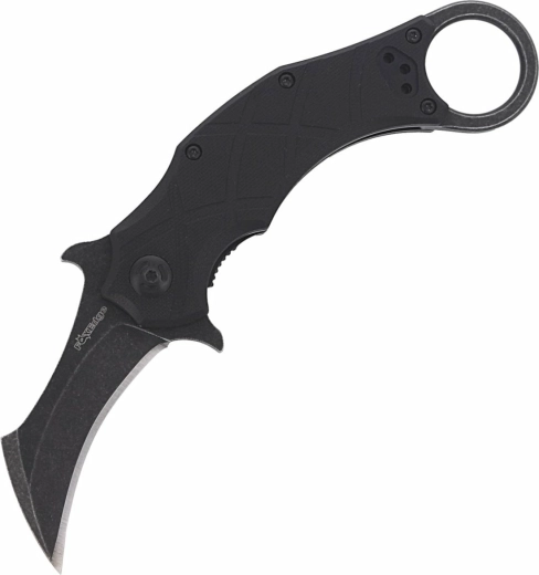 Preklopni taktički nož FOX Knives Edge The Claw 2 karambit 6,9 cm crni