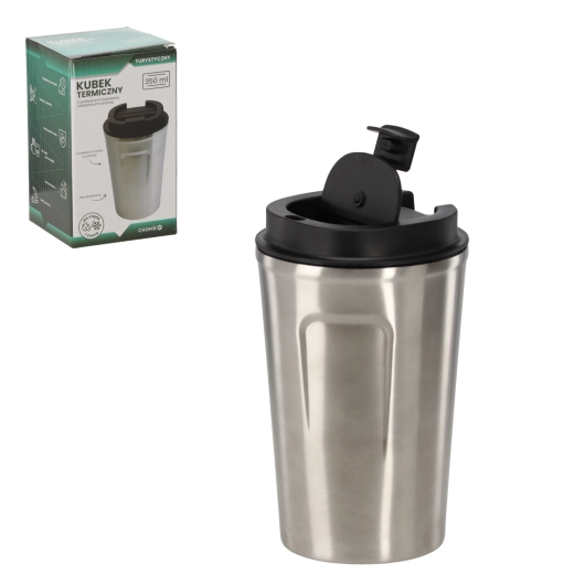 Termo šalica 350 ml od nehrđajućeg čelika s navojnim poklopcem