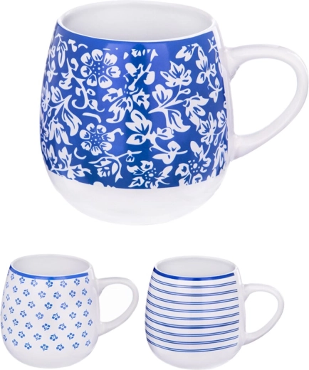 Keramička šalica Blue design 580 ml mix