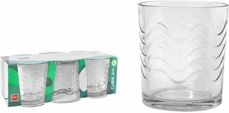 Set čaša Cubik 270 ml, 6 kom, staklo
