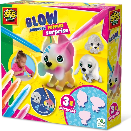 Funkcionalni flomasteri na puhanje – kreativni set s 3 šteneta