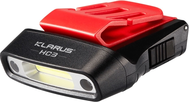 Klarus HC3 Red – punjiva čeona svjetiljka sa senzorom pokreta, 100 lm