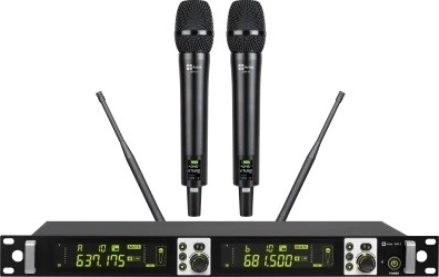 Bežični mikrofonski set Avtek s dva ručna mikrofona