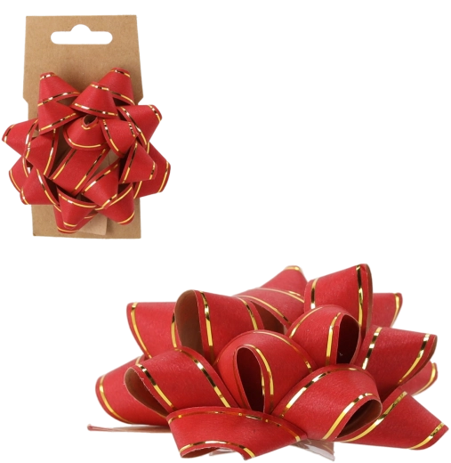 Poklon mašna 10 cm – crvena