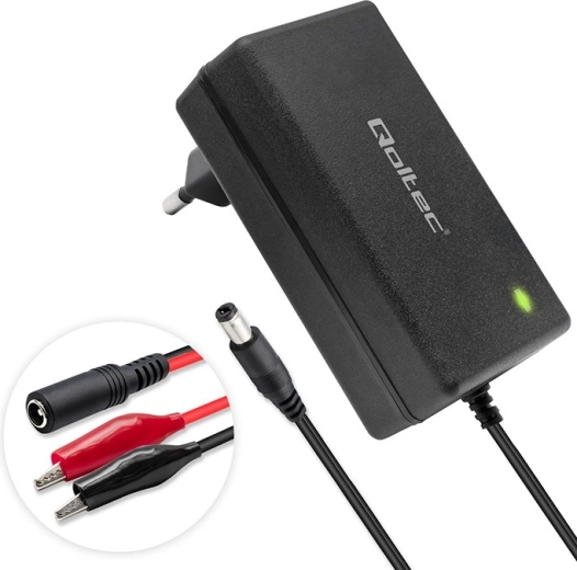 Punjač za akumulatore AGM/GEL/STD 12 V, 2 A, 24 W s konektorom 5.5 × 2.1 mm, kabel 1.8 m