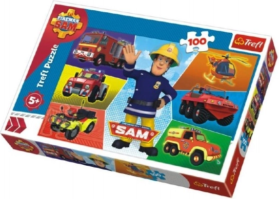 Puzzle od 100 dijelova – Vatrogasac Sam: spasilačka vozila