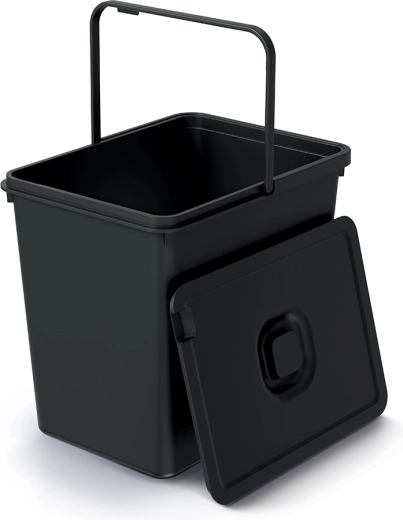 Kanta za otpad Systema Basic Flap 23 l – reciklirana crna