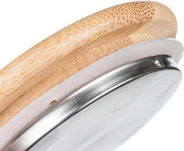 Prirodni bambuski poklopac sa silikonskom brtvom