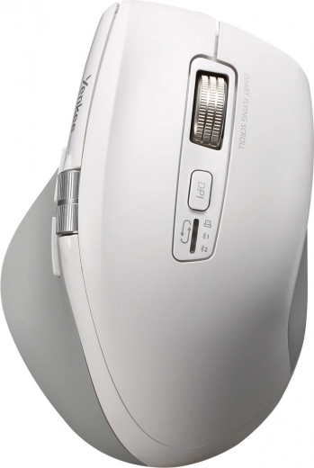 Ergonomski bežični miš s punjivom baterijom i dvostrukim Bluetooth + 2,4 GHz Flying Scroll