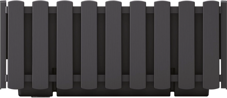 Plastična žardinjera Boardee Fencycase 38 cm antracit