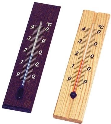 Sobni drveni termometar 20 cm za zid